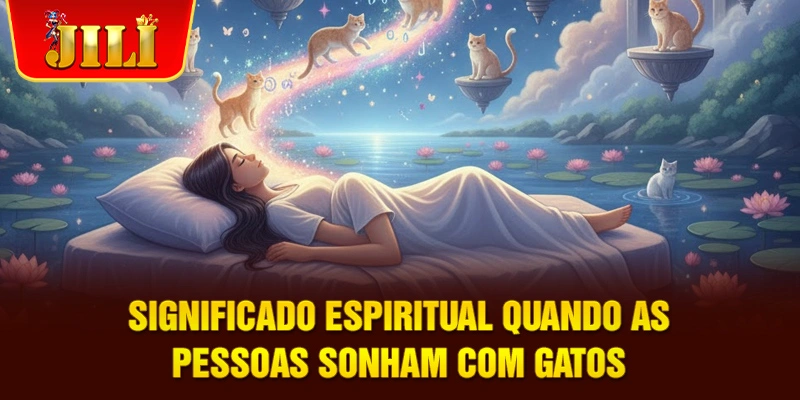 Significado espiritual quando as pessoas sonham com gatos