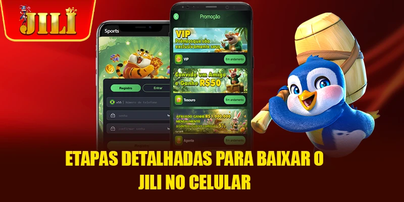 Etapas detalhadas para baixar o JILI no celular Etapas detalhadas para baixar o JILI no celular