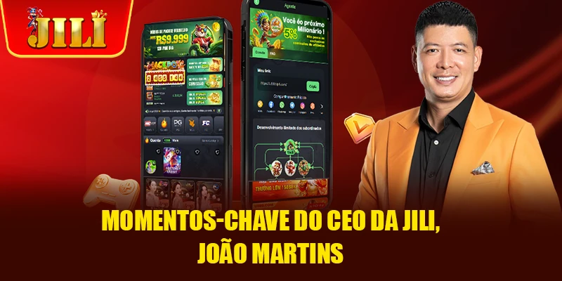 Momentos-chave do CEO da JILI João Martins Momentos-chave do CEO da JILI João Martins